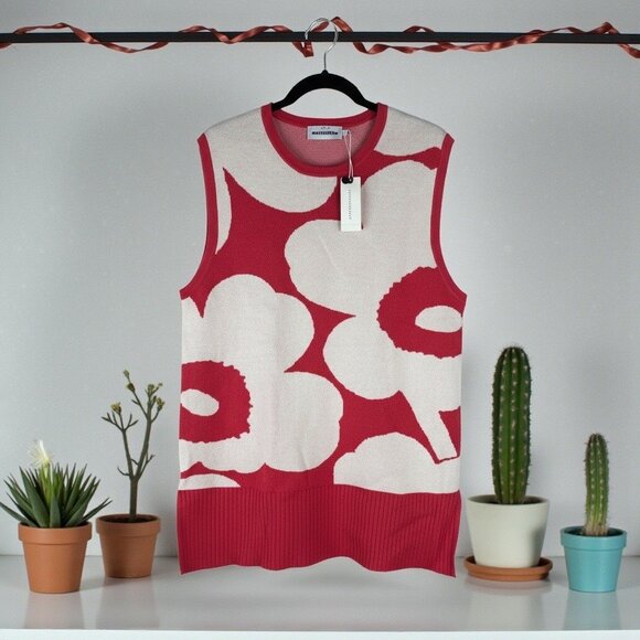 Marimekko Sweaters - NWT Marimekko Tilma Unikko Sweater Vest Size M Anthropologie